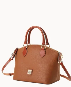 Dooney & Bourke The Pebble Grain Collection|Pebbled Leather<Pebble Grain Satchel Caramel