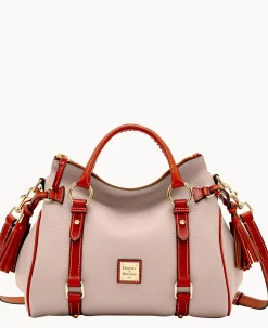 Dooney & Bourke The Pebble Grain Collection|Ready For the Getaway<Pebble Grain Satchel Oyster