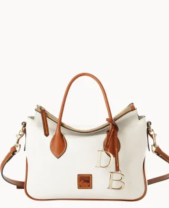Dooney & Bourke The Pebble Grain Collection|Ready For the Getaway<Pebble Grain Satchel White