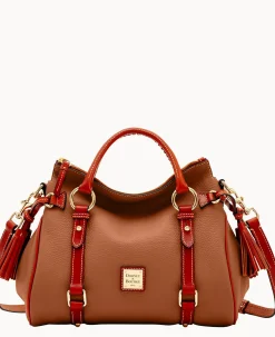 Dooney & Bourke The Pebble Grain Collection|Ready For the Getaway<Pebble Grain Satchel Caramel