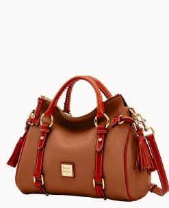 Dooney & Bourke The Pebble Grain Collection|Ready For the Getaway<Pebble Grain Satchel Caramel