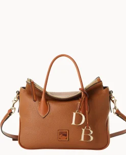 Dooney & Bourke The Pebble Grain Collection|Ready For the Getaway<Pebble Grain Satchel Caramel