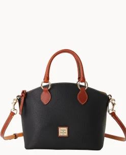 Dooney & Bourke The Pebble Grain Collection|Pebbled Leather<Pebble Grain Satchel Black