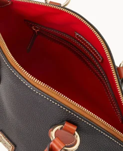 Dooney & Bourke The Pebble Grain Collection|Pebbled Leather<Pebble Grain Satchel Black