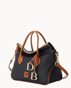 Dooney & Bourke The Pebble Grain Collection|Ready For the Getaway<Pebble Grain Satchel Black