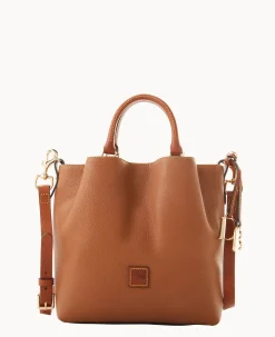 Dooney & Bourke The Pebble Grain Collection|Pebbled Leather<Pebble Grain Small Barlow Caramel