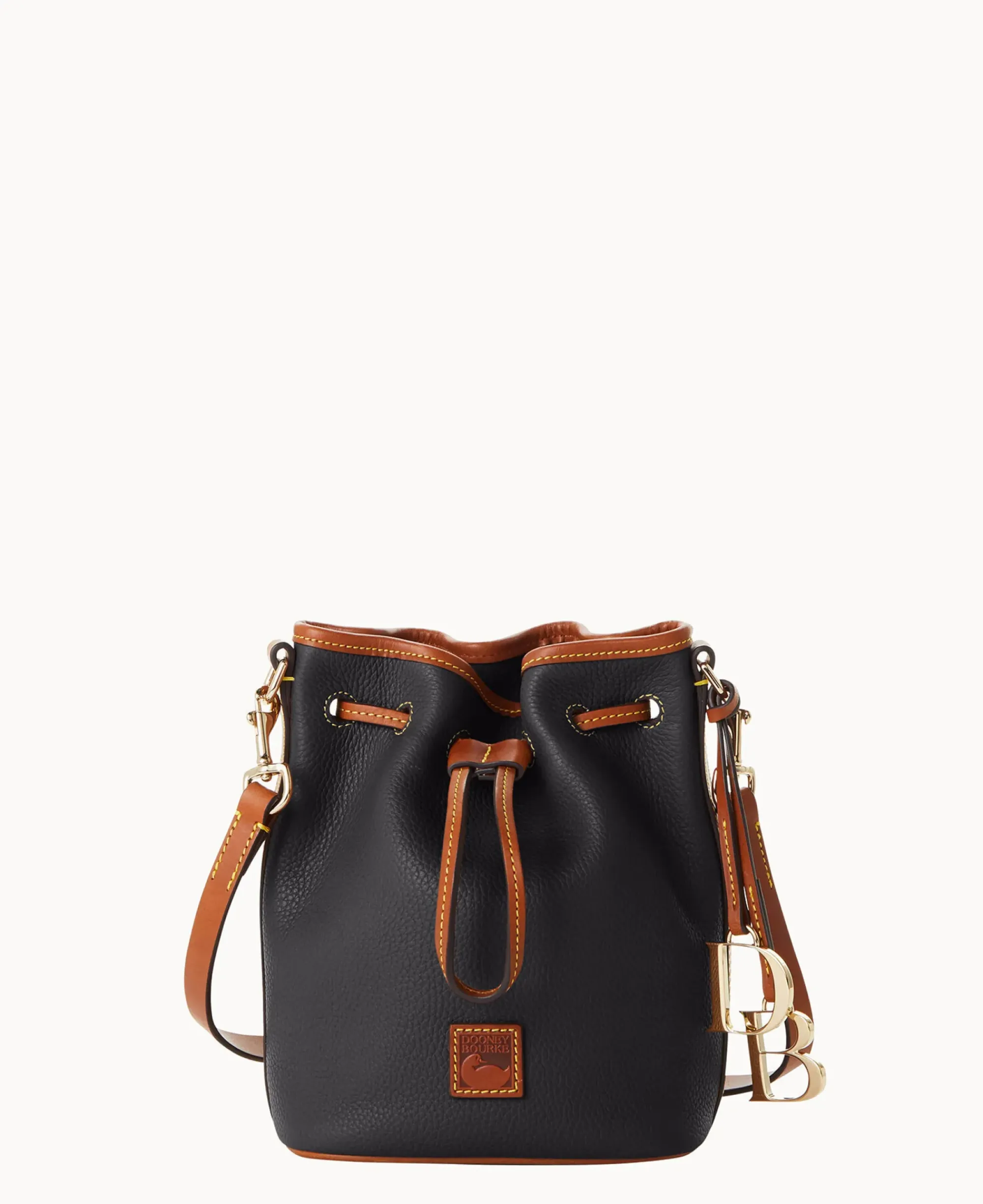 Dooney & Bourke The Pebble Grain Collection|Pebbled Leather<Pebble Grain Small Drawstring Black