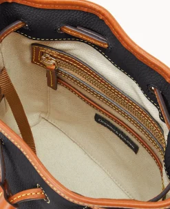Dooney & Bourke The Pebble Grain Collection|Pebbled Leather<Pebble Grain Small Drawstring Black