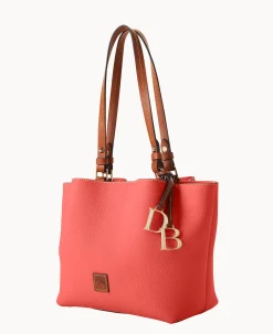 Dooney & Bourke The Pebble Grain Collection|Pebbled Leather<Pebble Grain Small Flynn Geranium