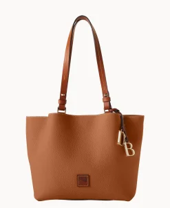 Dooney & Bourke The Pebble Grain Collection|Pebbled Leather<Pebble Grain Small Flynn Caramel