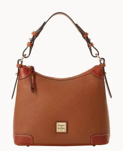 Dooney & Bourke The Pebble Grain Collection|Pebbled Leather<Pebble Grain Small Hobo Caramel
