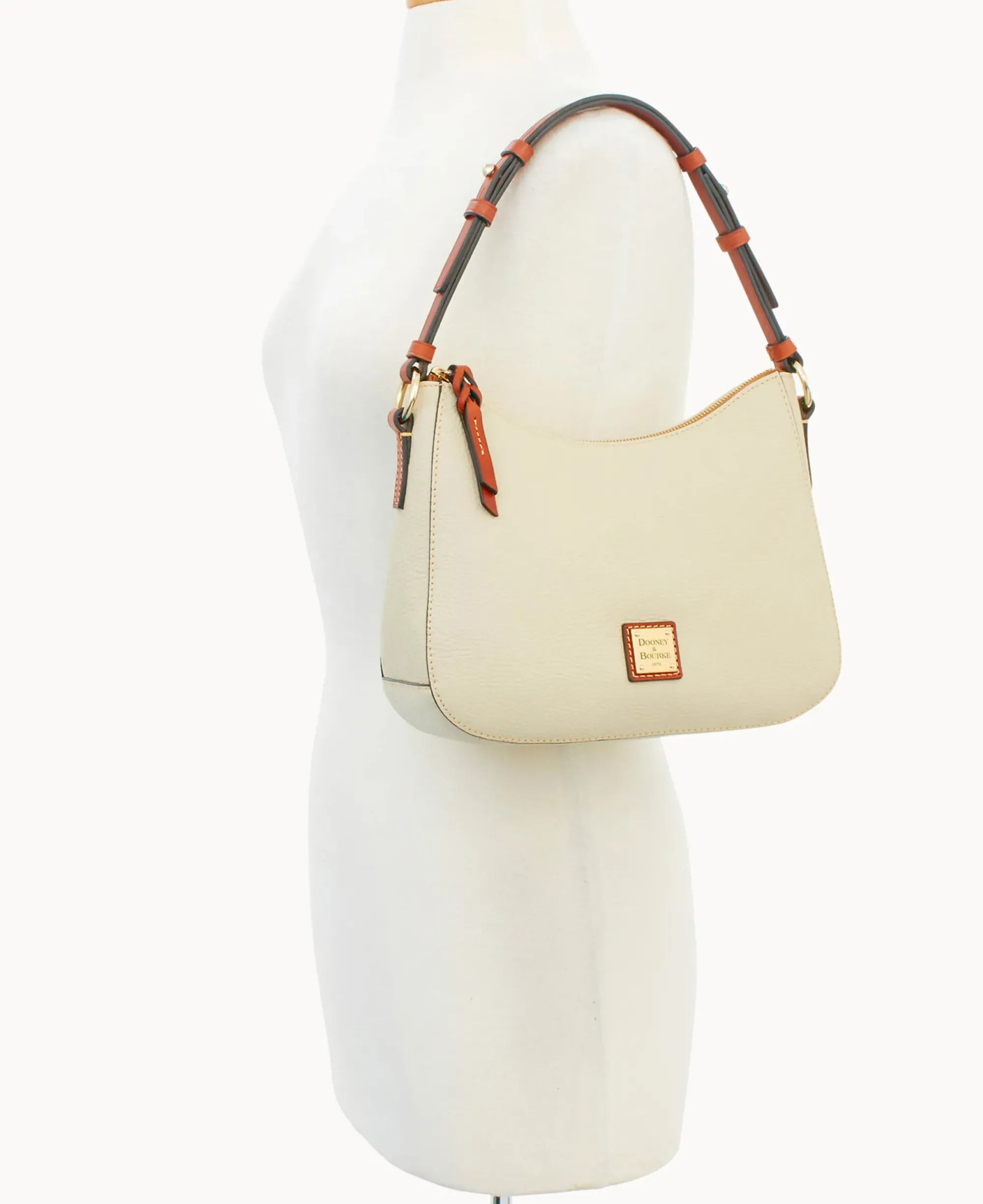 Dooney & Bourke The Pebble Grain Collection|Pebbled Leather<Pebble Grain Small Kiley Hobo Bone