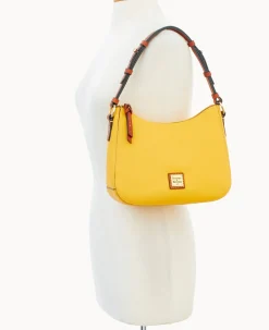 Dooney & Bourke The Pebble Grain Collection|Pebbled Leather<Pebble Grain Small Kiley Hobo Dandelion