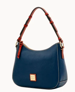 Dooney & Bourke The Pebble Grain Collection|Pebbled Leather<Pebble Grain Small Kiley Hobo Midnight Blue