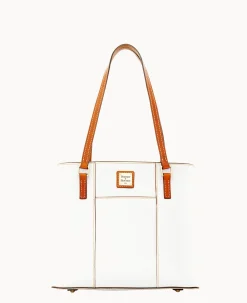 Dooney & Bourke Ready For the Getaway|The Pebble Grain Collection<Pebble Grain Small Lexington White
