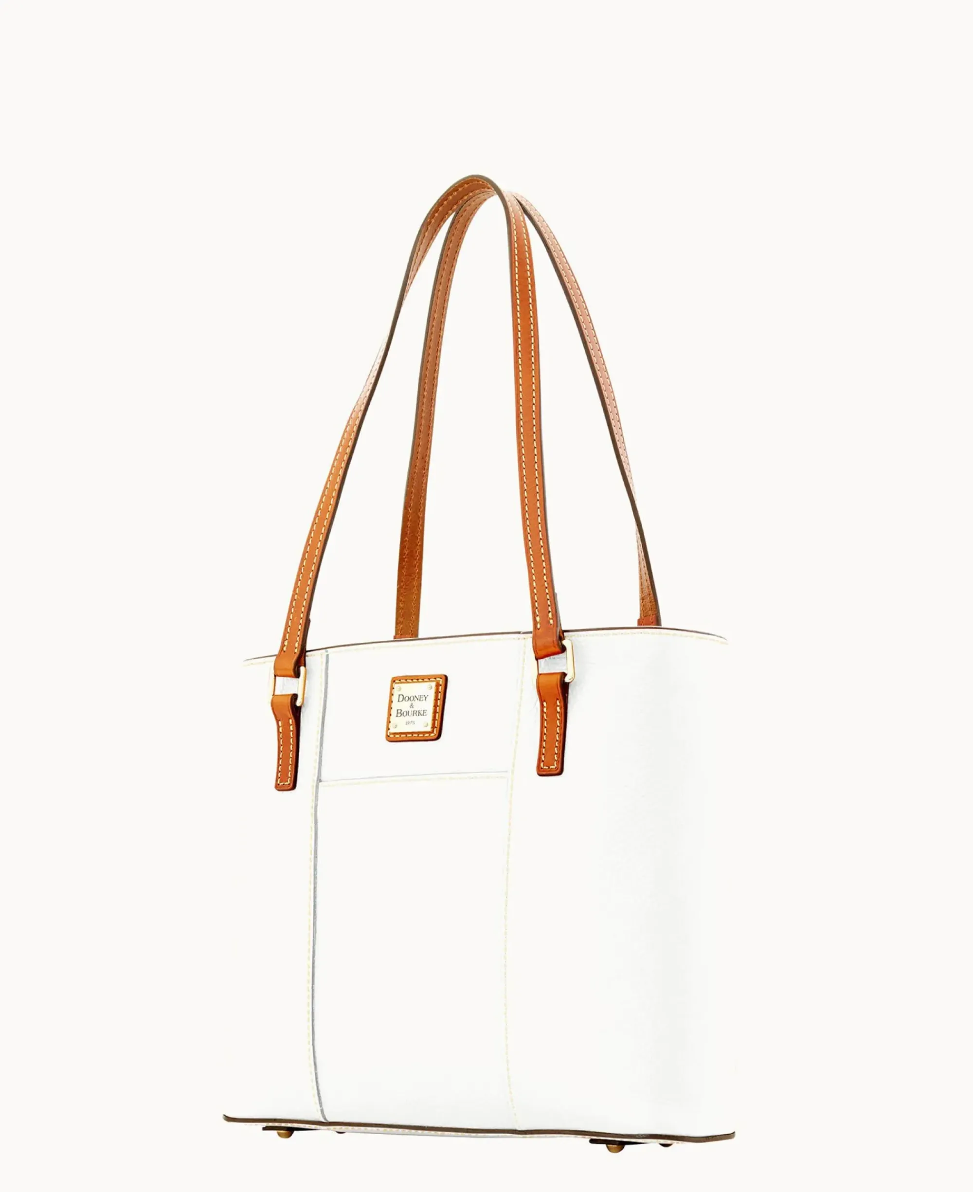 Dooney & Bourke Ready For the Getaway|The Pebble Grain Collection<Pebble Grain Small Lexington White
