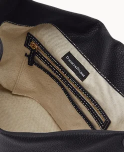Dooney & Bourke The Pebble Grain Collection|Ready For the Getaway<Pebble Grain Small Logo Lock Sac Black