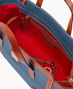 Dooney & Bourke The Pebble Grain Collection|Pebbled Leather<Pebble Grain Small Shopper Jeans
