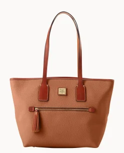 Dooney & Bourke The Pebble Grain Collection|Pebbled Leather<Pebble Grain Small Tote Caramel