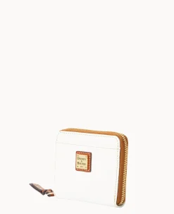Dooney & Bourke The Pebble Grain Collection|Grab and Go<Pebble Grain Small Zip Around White
