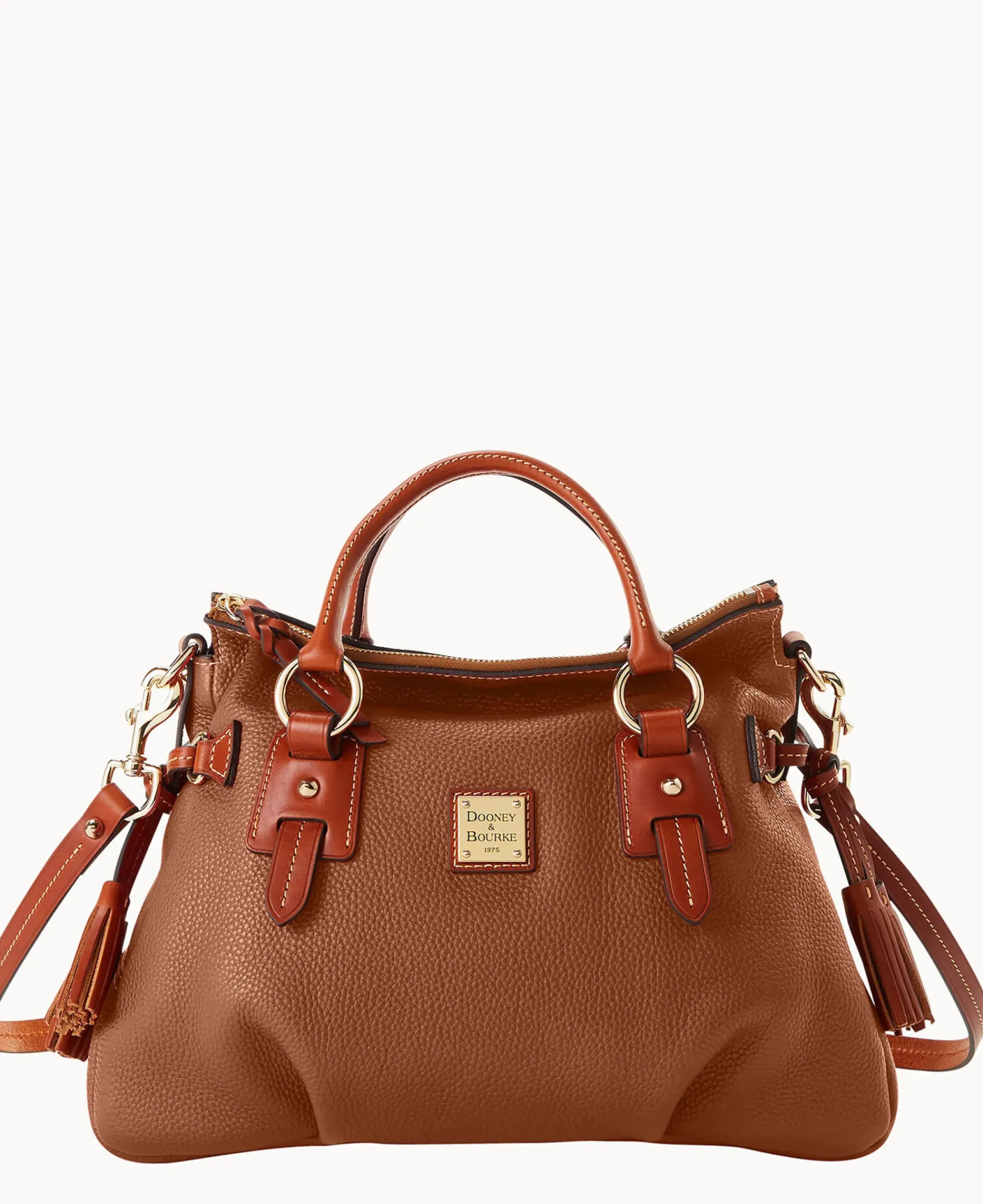 Dooney & Bourke The Pebble Grain Collection|Pebbled Leather<Pebble Grain Stanwich Satchel Caramel