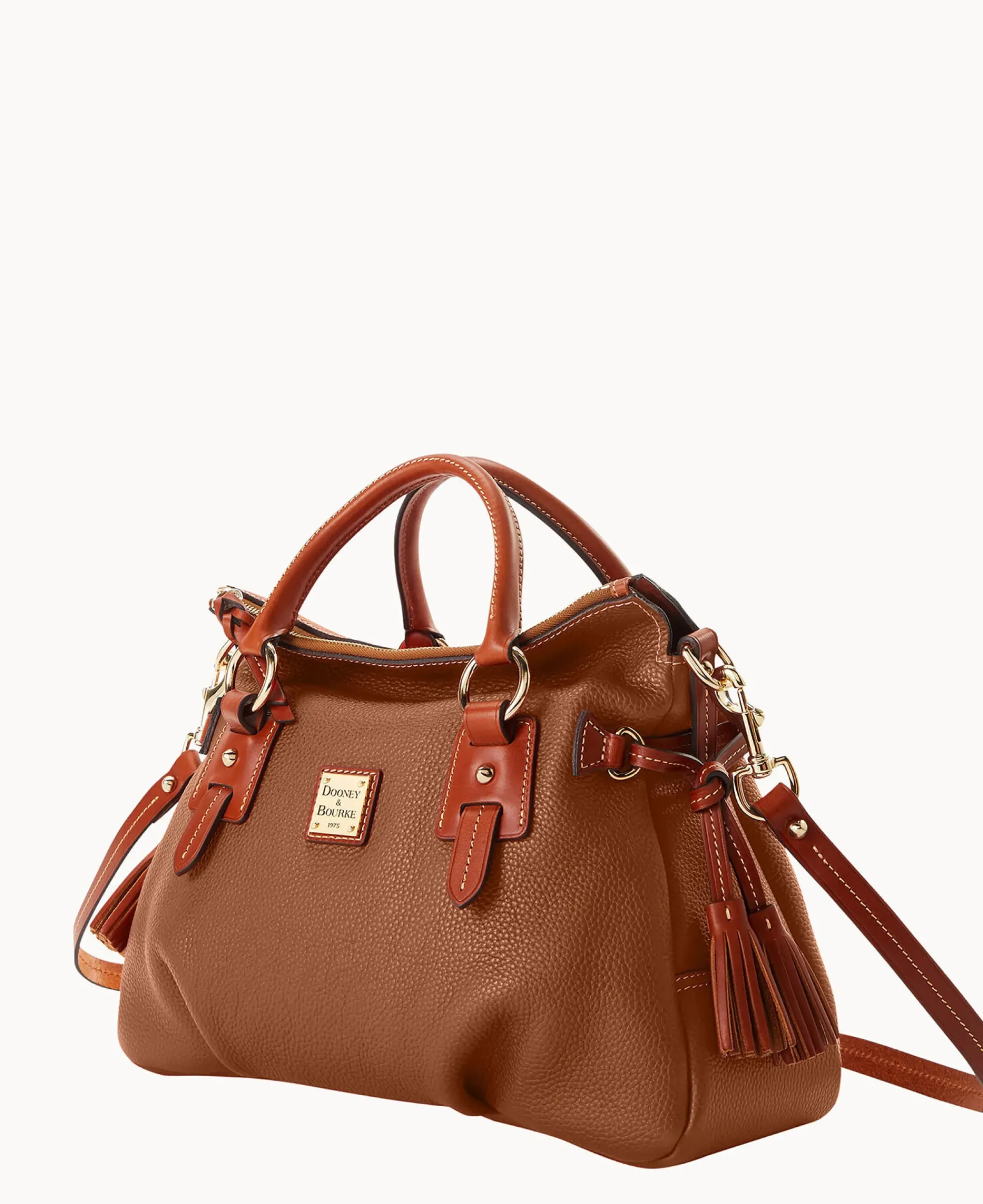 Dooney & Bourke The Pebble Grain Collection|Pebbled Leather<Pebble Grain Stanwich Satchel Caramel