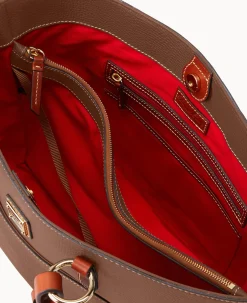 Dooney & Bourke The Pebble Grain Collection|Pebbled Leather<Pebble Grain Tammy Tote Bark