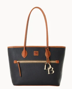Dooney & Bourke The Pebble Grain Collection|Ready For the Getaway<Pebble Grain Tote Black