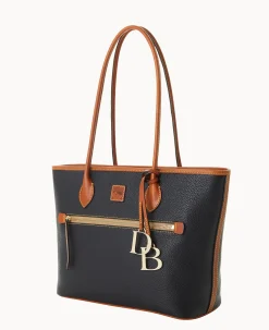 Dooney & Bourke The Pebble Grain Collection|Ready For the Getaway<Pebble Grain Tote Black