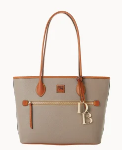 Dooney & Bourke The Pebble Grain Collection|Ready For the Getaway<Pebble Grain Tote Taupe