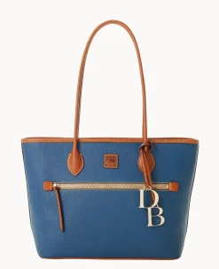Dooney & Bourke The Pebble Grain Collection|Ready For the Getaway<Pebble Grain Tote Jeans