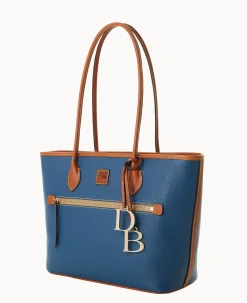 Dooney & Bourke The Pebble Grain Collection|Ready For the Getaway<Pebble Grain Tote Jeans