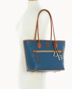 Dooney & Bourke The Pebble Grain Collection|Ready For the Getaway<Pebble Grain Tote Jeans
