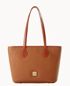 Dooney & Bourke The Pebble Grain Collection|Pebbled Leather<Pebble Grain Tote Caramel