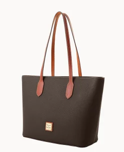 Dooney & Bourke The Pebble Grain Collection|Pebbled Leather<Pebble Grain Tote Brown Tmoro