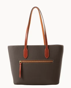 Dooney & Bourke The Pebble Grain Collection|Pebbled Leather<Pebble Grain Tote Brown Tmoro