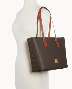 Dooney & Bourke The Pebble Grain Collection|Pebbled Leather<Pebble Grain Tote Brown Tmoro