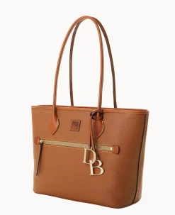 Dooney & Bourke The Pebble Grain Collection|Ready For the Getaway<Pebble Grain Tote Caramel