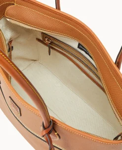Dooney & Bourke The Pebble Grain Collection|Ready For the Getaway<Pebble Grain Tote Caramel