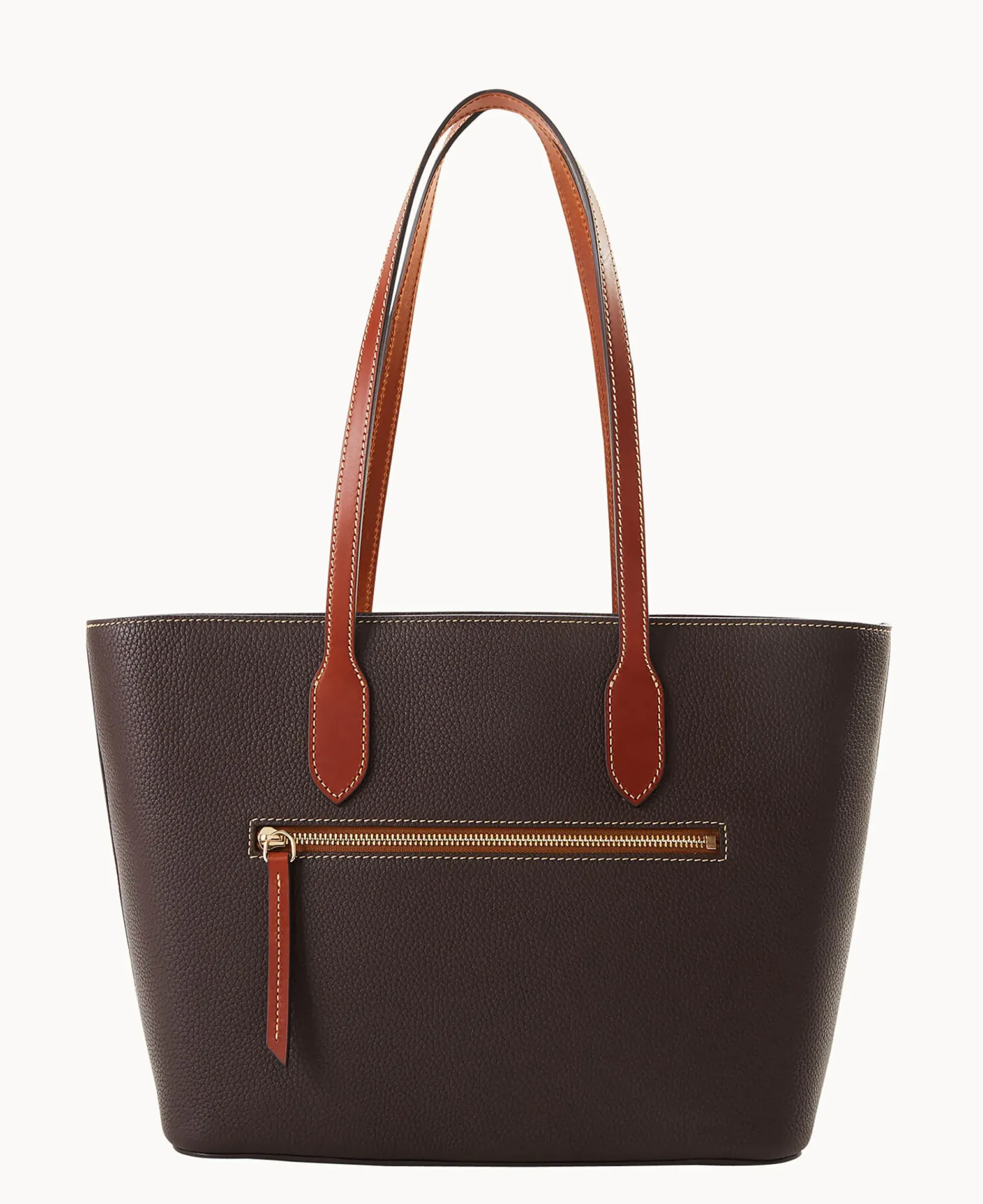 Dooney & Bourke The Pebble Grain Collection|Pebbled Leather<Pebble Grain Tote With Medium Wristlet Brown Tmoro
