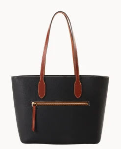Dooney & Bourke The Pebble Grain Collection|Pebbled Leather<Pebble Grain Tote With Medium Wristlet Black