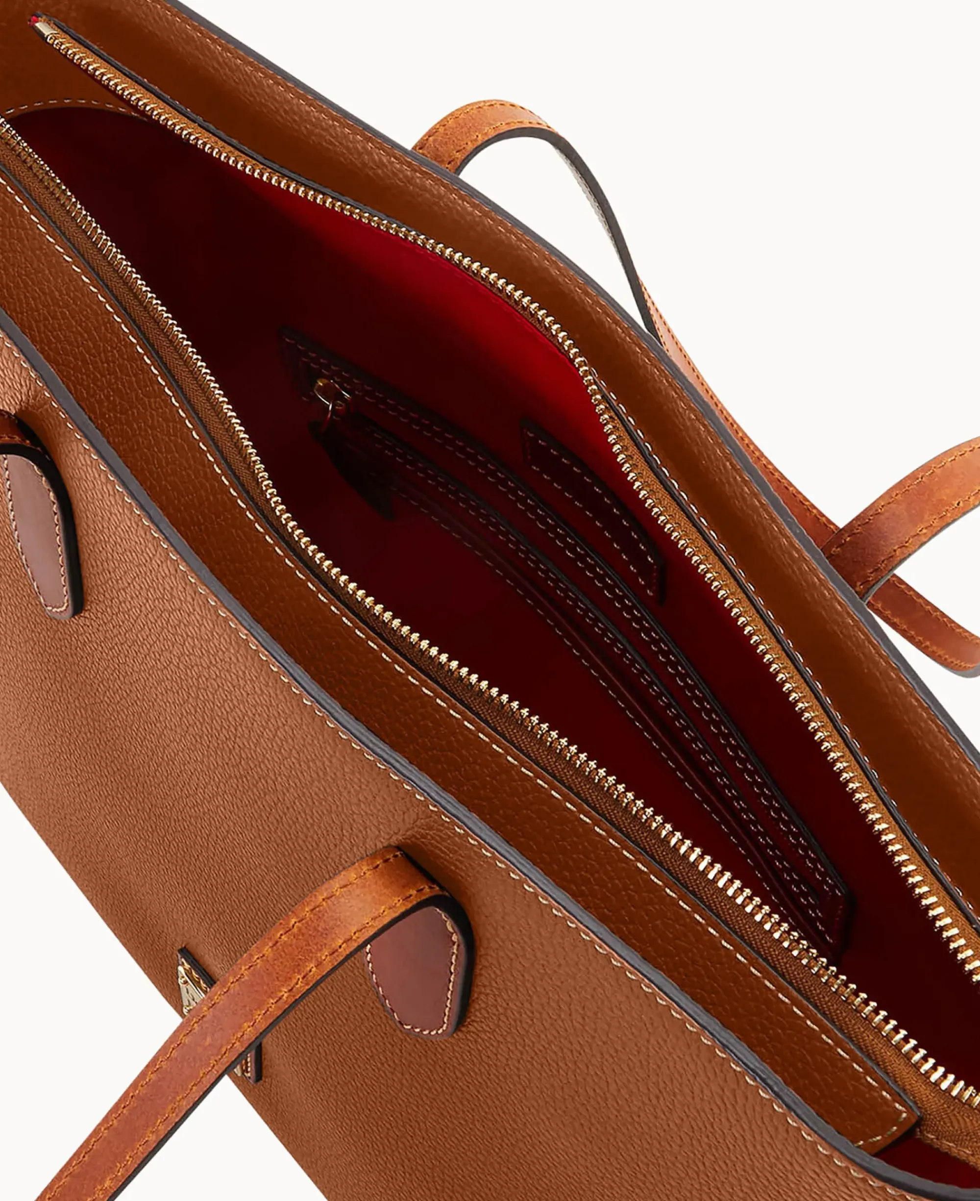 Dooney & Bourke The Pebble Grain Collection|Pebbled Leather<Pebble Grain Tote With Medium Wristlet Caramel
