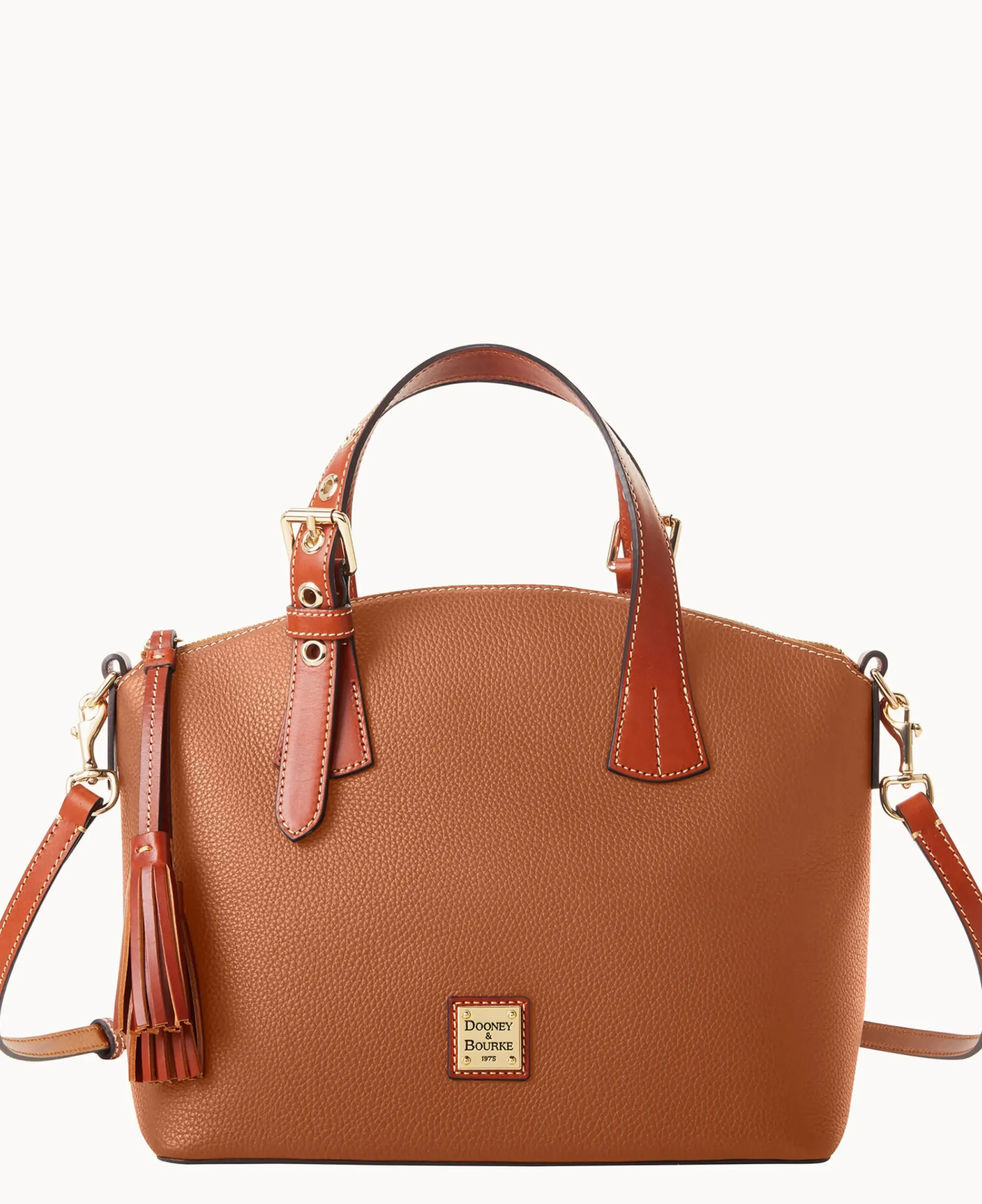 Dooney & Bourke The Pebble Grain Collection|Pebbled Leather<Pebble Grain Trina Satchel Caramel