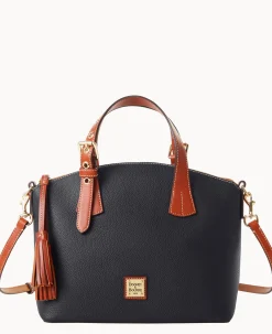 Dooney & Bourke The Pebble Grain Collection|Pebbled Leather<Pebble Grain Trina Satchel Black