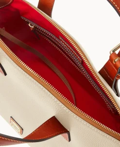 Dooney & Bourke The Pebble Grain Collection|Pebbled Leather<Pebble Grain Trina Satchel Bone