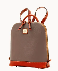Dooney & Bourke The Pebble Grain Collection|Pebbled Leather<Pebble Grain Zip Pod Backpack Elephant