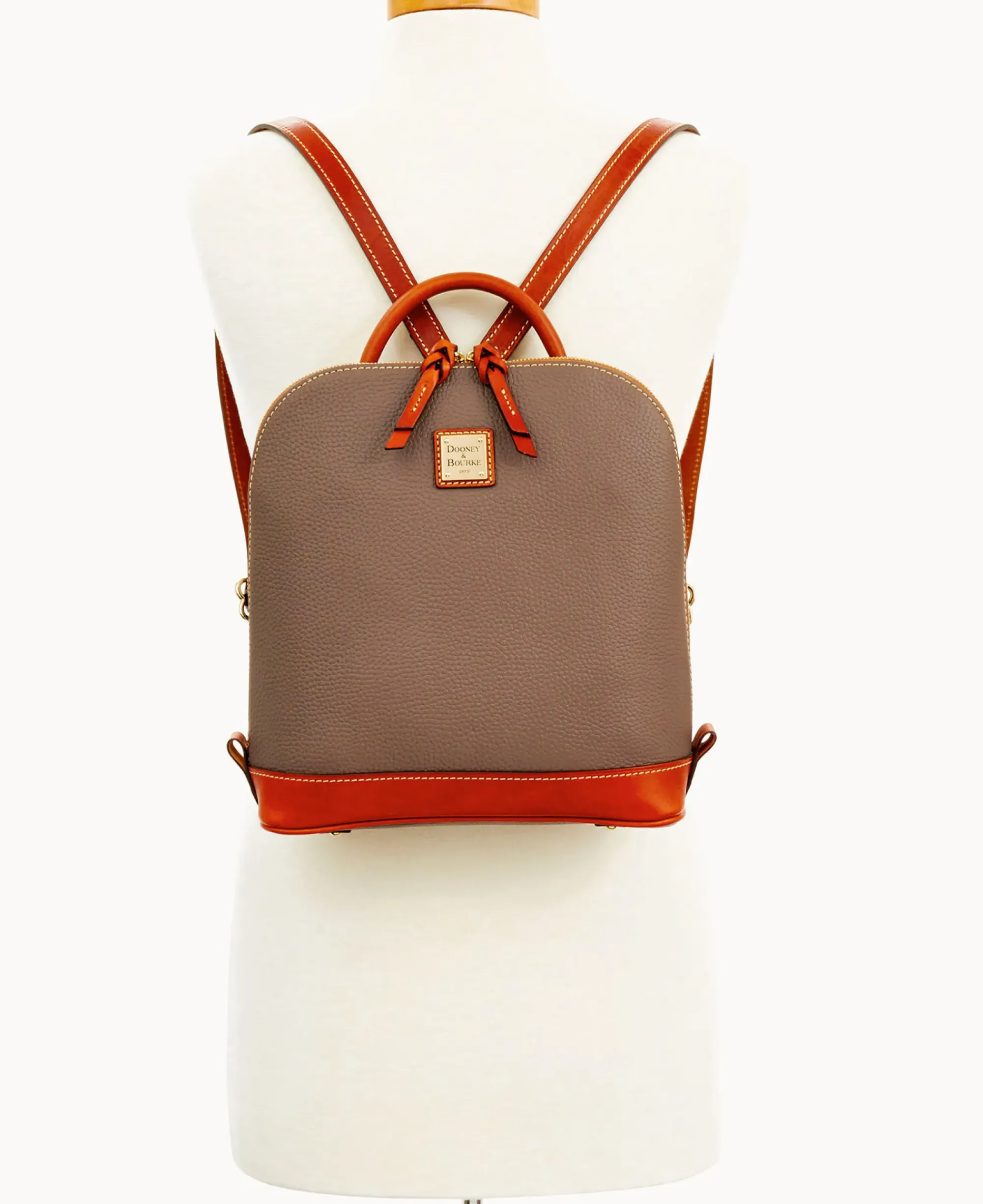 Dooney & Bourke The Pebble Grain Collection|Pebbled Leather<Pebble Grain Zip Pod Backpack Elephant