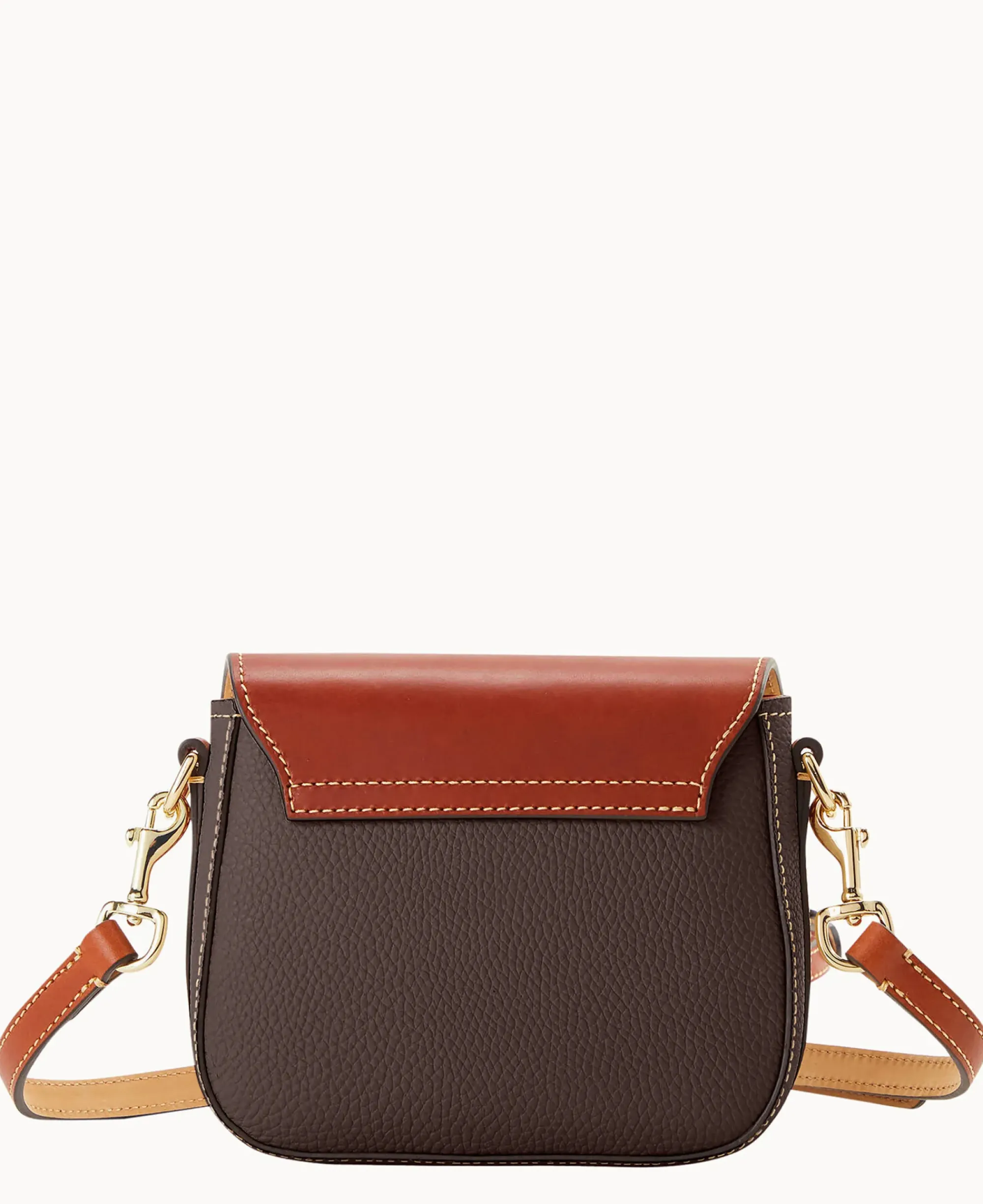 Dooney & Bourke The Pebble Turnlock Collection|Pebbled Leather<Pebble Turnlock Flap Saddle Brown Tmoro