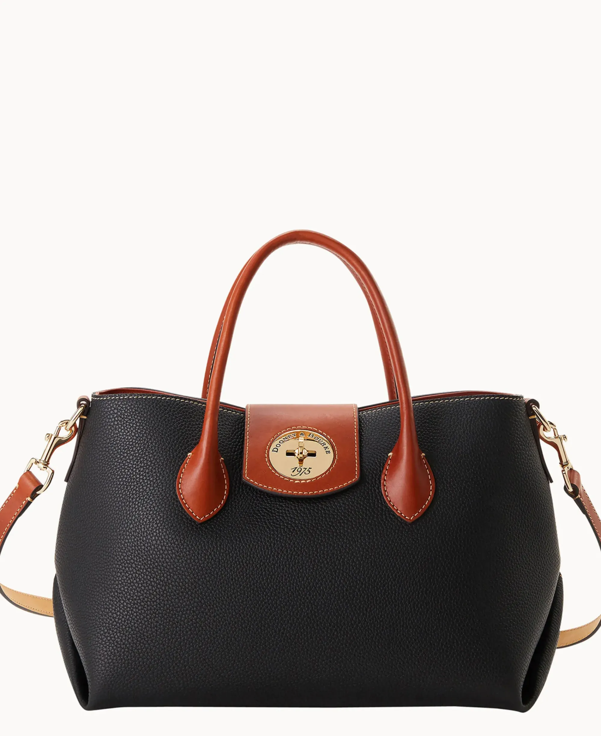 Dooney & Bourke The Pebble Turnlock Collection|Picnic in the Park<Pebble Turnlock Handle Tote 30 Black