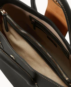 Dooney & Bourke The Pebble Turnlock Collection|Picnic in the Park<Pebble Turnlock Handle Tote 30 Black